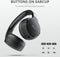 Trust Zena Bedraad/Bluetooth Draadloze On-Ear Koptelefoon Zwart