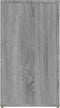vidaXL - Dressoir - 100x33x59,5 - cm - bewerkt - hout - grijs - sonoma - eikenkleurig