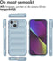 imoshion Hoesje - Geschikt voor iPhone 14 - EasyGrip Backcover - Lichtblauw