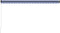 vidaXL - Luifel - handmatig - uittrekbaar - met - LED - 500x300 - cm - blauw - en - wit