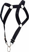 MOB EROTICWEAR - DNGEON ELASTIC BACK HARNESS WITH SINGLE T. RING