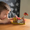 Monster Jam Mini Jams - Mini Launchers-speelset met Monster Mutt en Earth Shaker-monsterjamtrucks - schaal 1:87
