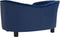 vidaXL - Hondenbank - 69x49x40 - cm - pluche - en - kunstleer - blauw