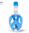 X10 Snorkelmasker - Full Face Masker - Panoramisch zicht - Blauw - L/XL