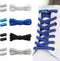 Duurzame Polyester Elastische Schoenveters - Set van 4 met Unieke Metalen Sluitingen