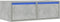 vidaXL - Tv-meubel - met - LED-verlichting - 75x35,5x25 - cm - betongrijs