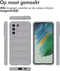 imoshion Hoesje - Geschikt voor Samsung Galaxy S21 FE - EasyGrip Backcover - Grijs