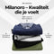 Milanoro Herenpullover - Overhemdkraag - Donkergrijs - XXL