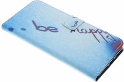 Apple iPhone 8 Plus / 7 Plus - Design Softcase Booktype - Magneetsluiting en standaardfunctie - Blauw