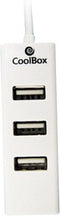 3-Port USB Hub CoolBox HUBCOO190 White
