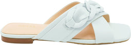 Guess Sameya - Dames Slippers - Gekruiste banden - Lichtblauw