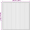 vidaXL - Vloerkleed - vierkant - 100x100 - cm - bamboe - naturel