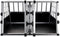 Alu Dog Transport Box M - Hondentransportbox - 2 Deuren - Zwart
