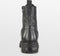 PS Poelman LUNA - Dames Veterboots - Imitatiebont - Zwart - Maat 42