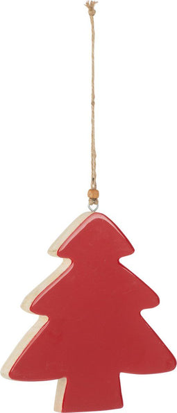 J-Line hanger Kerstboom - rood - large