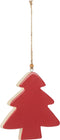 J-Line hanger Kerstboom - rood - large