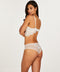 Hunkemöller Marilee - Voorgevormde longline beugel bh - Kant - Wit - maat E85