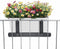 LECHUZA BALCONERA - Balkonbakhouderuitbreiding voor BALCONERA 50 | BALCONERA 80 - zwart - (model 2024)