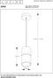 Lucide ZINO - Hanglamp - Ø 10 cm - 1xE27 - Dimbaar - Fumé