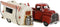 Decoratieve figuren Home ESPRIT 32 x 8 x 9 cm (3 Stuks)