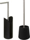 5Five Cocoon Flexibele toilethouder + toiletborstel - Zwart