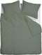 Ambiante Bamboo Uni - Dekbedovertrek Lits-Jumeaux - 52% katoen 48% bamboe - Groen (1 stuk)