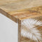 vidaXL - Nachtkastje - 50x33x60 - cm - massief - mangohout
