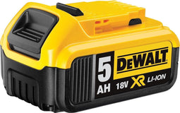 DeWalt DCB184 - Li-ion Accu 5.0Ah 18V XR - LED-oplaadlamp - Lichtgewicht (1 stuk)