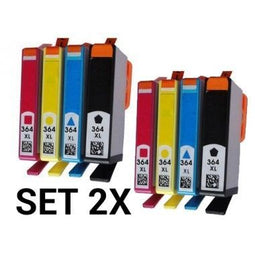 Eigen Merk HP 364XL - Inktcartridges - 8-pack (8 stuks)