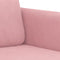 vidaXL - Tweezitsbank - 120 - cm - fluweel - roze