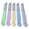 Solingen Schilmesje – RVS Glad – 16 cm met Blade Cover – Pastel Mix – 10 Stuks