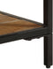 vidaXL - Nachtkastje - 40x35x50 - cm - Massief - Hout - Ruw - Mango