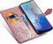 Hoesje Geschikt voor Samsung Galaxy S20 Hoesje Met Pasjeshouder - Mandala Bookcase - Lichtroze