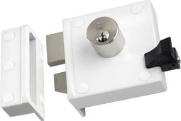 Nemef 4154/02 - Veiligheidsoplegslot - Doornmaat 50 mm - SKG** - Wit