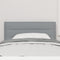 vidaXL - Hoofdbord - met - Lijnen - Design - - - Lichtgrijs - - - 90 - cm - - - Stof