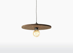 GOOD&MOJO Hanglamp Algarve - Donkerbruin - Ø40 cm - Scandinavisch,Bohemian - Hanglampen Eetkamer, Slaapkamer, Woonkamer
