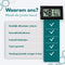 Ease Electronicz - Hygrometer - Temperatuur en Luchtvochtigheid - Digitaal - Incl. Batterijen (2 stuks)