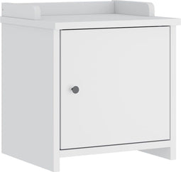 vidaXL - Gangbankje - SANDNES - wit - 45x40x50 - cm - massief - grenenhout