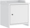 vidaXL - Gangbankje - SANDNES - wit - 45x40x50 - cm - massief - grenenhout