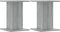vidaXL - Speakerstandaards - 2 - st - 30x30x40 - cm - bewerkt - hout - grijs - sonoma
