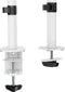 Deltaco GAM-040-W - Dubbele monitor bureausteun - 13