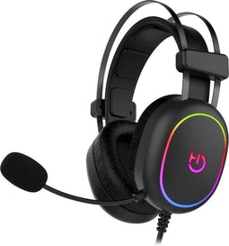 Hiditec Erys ARGB - Gaming koptelefoon met microfoon - USB - Zwart Multicolour