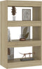 vidaXL - Boekenkast/kamerscherm - 60x30x103 - cm - bewerkt - hout - sonoma - eiken