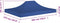 vidaXL - Partytentdak - 270 - g/m² - 4x3 - m - blauw
