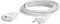 Sygonix SY-5042680 Stroom Verlengkabel Wit 5.00 m