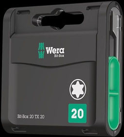 Wera Bit-Box 20 TX - 20-delige Bitset - Torx T20 - (1 stuk)