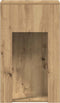 vidaXL - Computertorenstandaard - met - lade - 30x44x74 - cm - artisanaal - eiken
