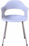 Stoel DKD Home Decor Metaal Lichtgrijs Polypropeen (PP) (57 x 54 x 80 cm)