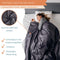 Simply Cosy - Verzwaringsdeken Hoes - Katoen Ademend - Donkergrijs - 200 x 140 cm
