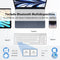 BK10 Draadloos Bluetooth-toetsenbord, Spaans QWERTY-toetsenbord, compact formaat, ergonomisch ontwer